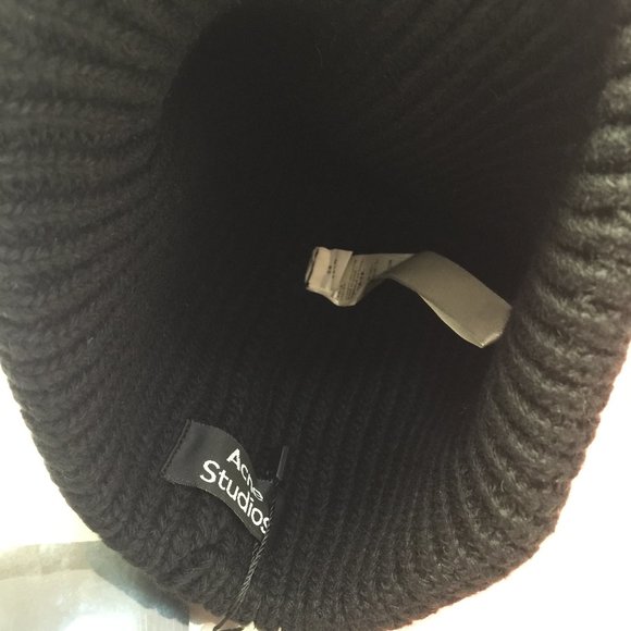 Acne Studios Pansy N Face Wool Beanie - Picture 5 of 6